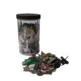 Jar of Keys and Key Tags