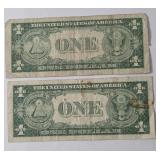 1935- E  1 Dollar Silver Certificate Blue Note,  1935 -E   1 Dollar Silver Certificate Blue Note