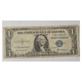 1935-F Star  1 Dollar Silver Certificate Blue Note