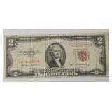 1953  Star 2 Dollar Red Note