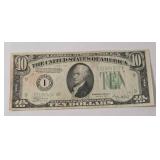 1934-B    10 Dollar Federal Reserve Note