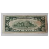 1934-B    10 Dollar Federal Reserve Note