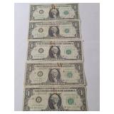 5      1963B  Barr 1 Dollars VERY COLLECTIBLE