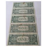 5      1963B  Barr 1 Dollars VERY COLLECTIBLE