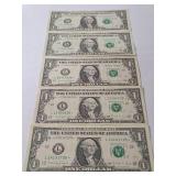 5    Star 1 dollars VERY COLLECTIBLE