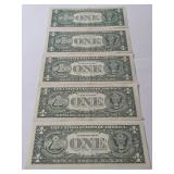 5    Star 1 dollars VERY COLLECTIBLE