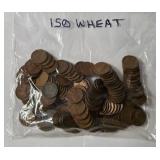 Bag of 150 Wheat Pennies