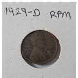1929-D Wheat Penny   (RPM)