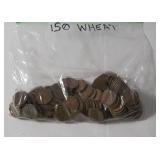 Bag of 150 Wheat Pennies