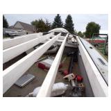 1988 Lund 1700 Pro-V Boat with Trailer Sold for parts no registration available