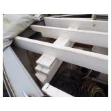 1988 Lund 1700 Pro-V Boat with Trailer Sold for parts no registration available