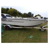 1981 Starcraft Boat with 50 HP Mercury outboard and Trailer