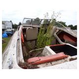 Reinall Boat with Mercruiser I/O and Trailer For Parts