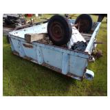 Blue trailer for Parts