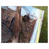 Blue trailer for Parts