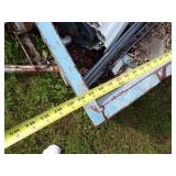 Blue trailer for Parts