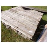 7 wooden Dock Panels