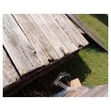 7 wooden Dock Panels