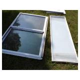 2 windows Double hung and Vertical with internal blind