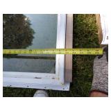 2 windows Double hung and Vertical with internal blind