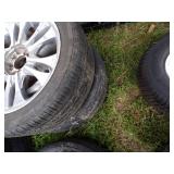 Rim with Tires -Pile of 10