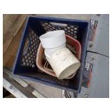 Blue Crate with 2 Vehicle Dollys