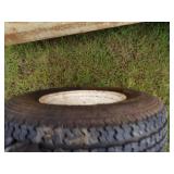 Rim with Wheel will Fit Lot #12 Trailer