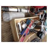 Box of Misc Stuff- level, Bobcat Filter