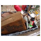 Cement tools, Sprayer, Gray Tote