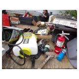 BIG Lot- Shovel, Wheelchair, 2 sprayer, come along
