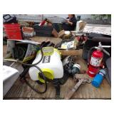 BIG Lot- Shovel, Wheelchair, 2 sprayer, come along
