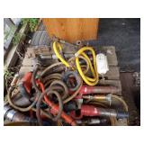 2 Totes, 2 Buckets of Air Chisel Bits, Assortment Air Chisel