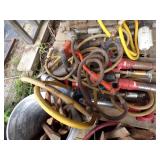 2 Totes, 2 Buckets of Air Chisel Bits, Assortment Air Chisel