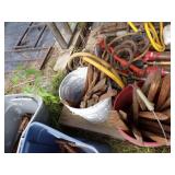 2 Totes, 2 Buckets of Air Chisel Bits, Assortment Air Chisel