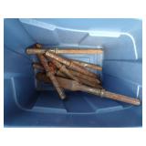 2 Totes, 2 Buckets of Air Chisel Bits, Assortment Air Chisel