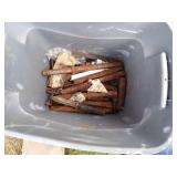 2 Totes, 2 Buckets of Air Chisel Bits, Assortment Air Chisel