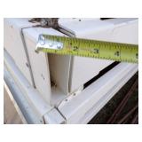 Approximately 40 + Feet of Poly Fence and Steel Roof