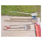 Pole hole Digger, Snow Shovel, 3 shovels,Ice Scraper
