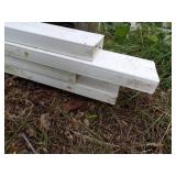 White Plastic Fencing