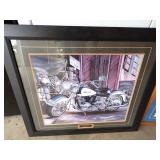 Black Frame- Motorcycle Picture