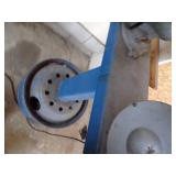 Grinder and Vise on Heavy Duty Stand