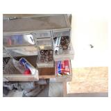 2 bolt bins with content