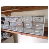 2 bolt bins with content