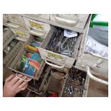 Whole Stack of Bolt Bins  3-18 drawer  and Content on Top