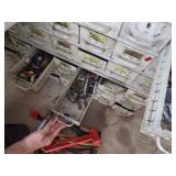Whole Stack of Bolt Bins  3-18 drawer  and Content on Top