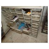 Plastic Bolt Bin with Content