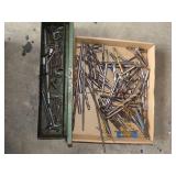 Box of Drill Bits and Alin Wrenches