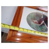 4 Bird Prints in Frames