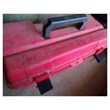 Red Tool Box - 4 Air Hammer and Tool