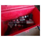 Red Tool Box - 4 Air Hammer and Tool